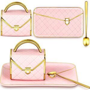 Handbag Shaped NEW Pink Coffee Mug